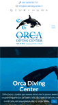 Mobile Screenshot of orcadivingcenter.it